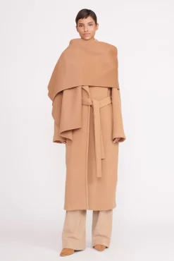 Best Sellers<STAUD CARVER COAT   CAMEL