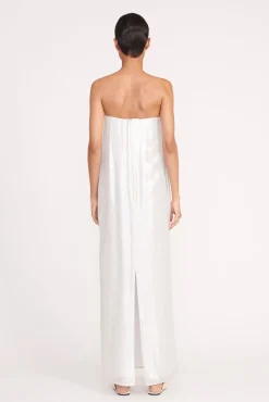 Dresses<STAUD CASEY DRESS   SILVER