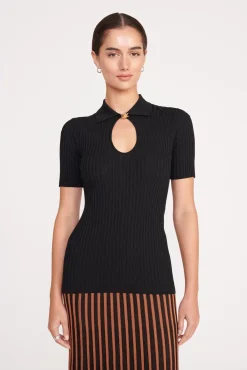 Best Sellers|Tops<STAUD CATALEYA TOP BLACK