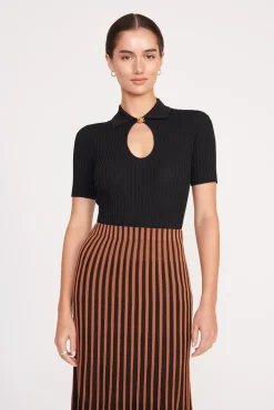 Best Sellers|Tops<STAUD CATALEYA TOP BLACK
