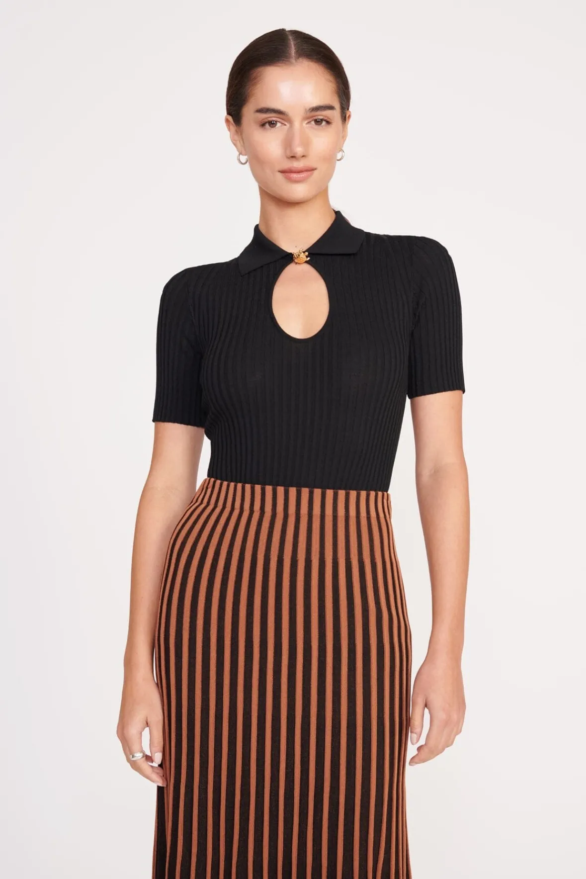 Best Sellers|Tops<STAUD CATALEYA TOP BLACK