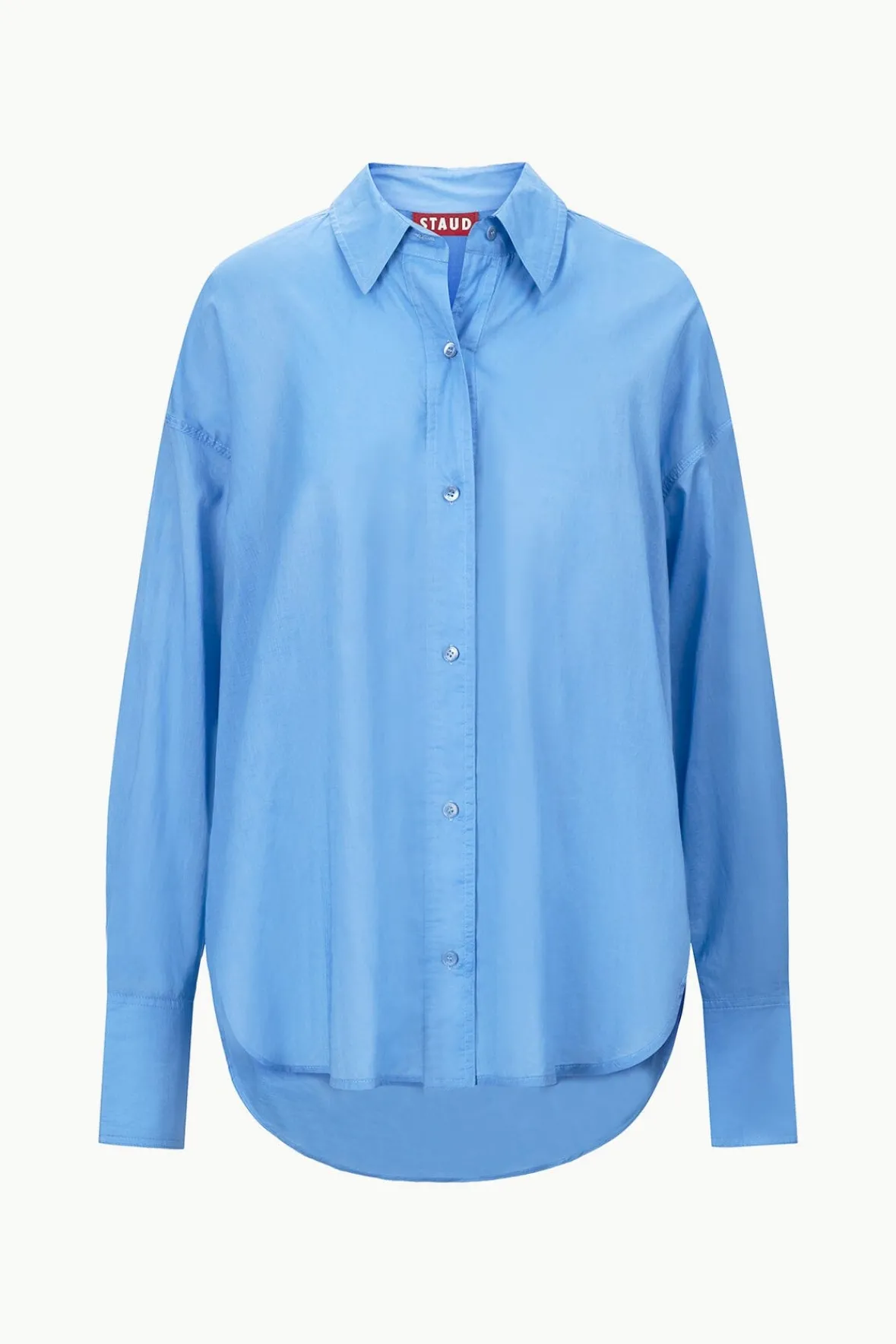 Tops<STAUD CHAMOMILE SHIRT AZURE