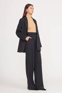 Spring Suiting|Essentials<STAUD CITY BLAZER   BLACK