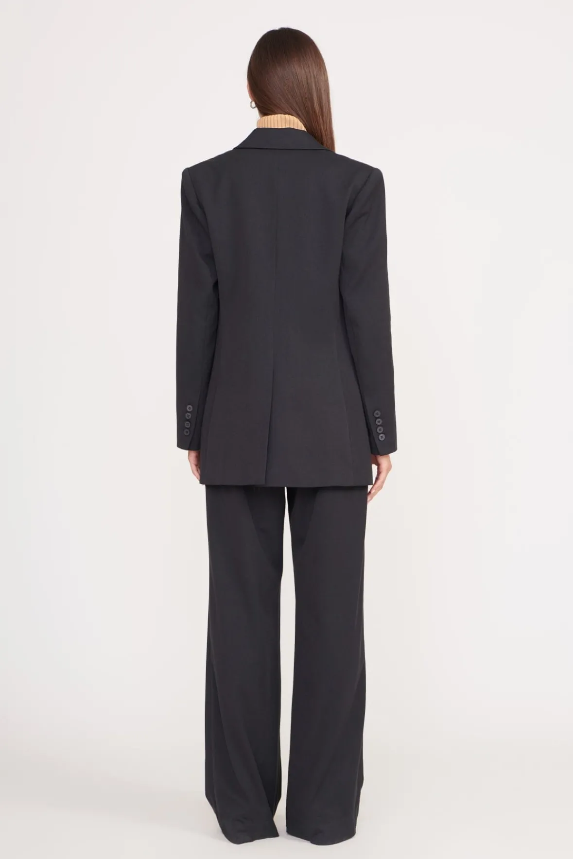 Spring Suiting|Essentials<STAUD CITY BLAZER BLACK