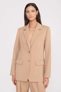 Best Sellers|Spring Suiting<STAUD CITY BLAZER   CAMEL