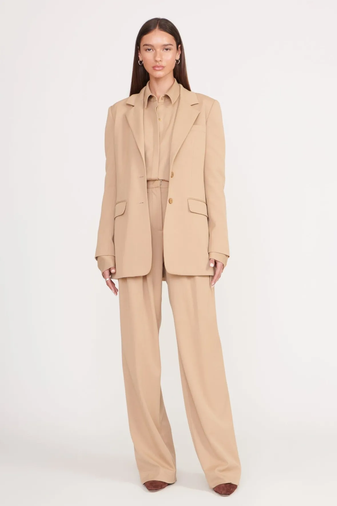 Best Sellers|Spring Suiting<STAUD CITY BLAZER CAMEL