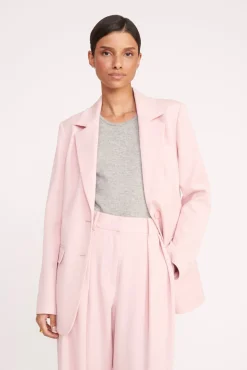 Best Sellers|Essentials<STAUD CITY BLAZER  CHERRY BLOSSOM SUITING CHERRYBLOSSOM