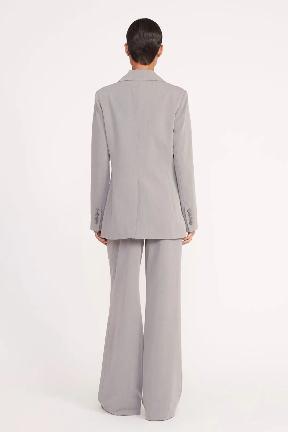Best Sellers|Essentials<STAUD CITY BLAZER HEATHER GREY HEATHERGREY