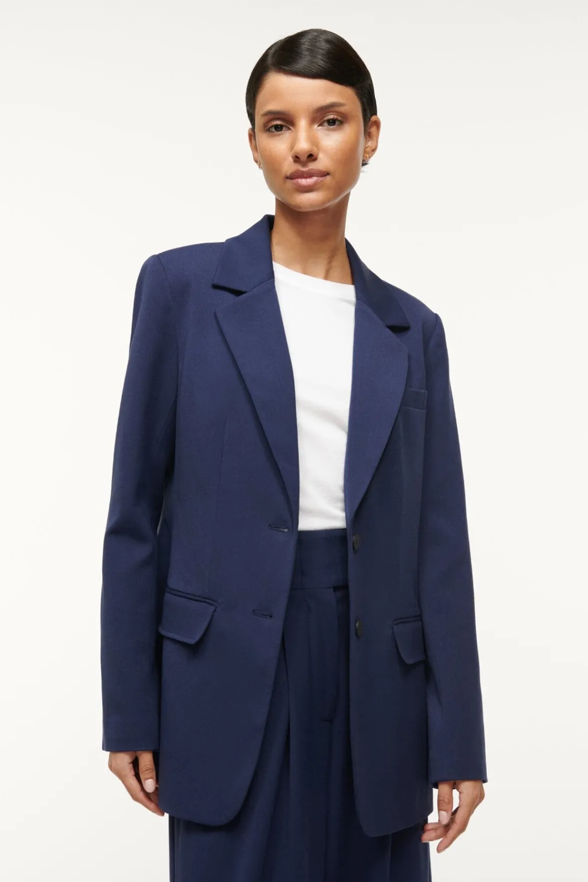 Spring Suiting|Essentials<STAUD CITY BLAZER NAVY