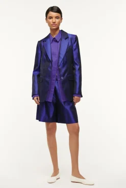Outerwear & Jackets|The Evening Edit<STAUD CITY BLAZER   VIOLET