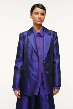 Outerwear & Jackets|The Evening Edit<STAUD CITY BLAZER   VIOLET
