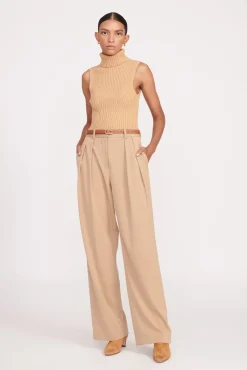 Belts<STAUD CLASSIC BELT   TAN