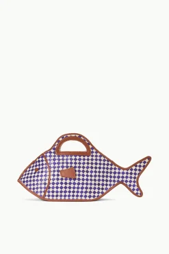 Clutches<STAUD CLEO FISH BASKET BAG  COCONUT CHECK COCONUTCHECK