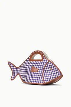 Clutches<STAUD CLEO FISH BASKET BAG  COCONUT CHECK COCONUTCHECK