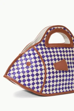 Clutches<STAUD CLEO FISH BASKET BAG  COCONUT CHECK COCONUTCHECK