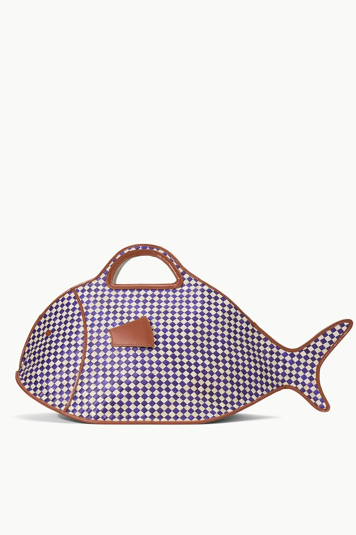 Totes<STAUD CLEO FISH BASKET TOTE COCONUT CHECK COCONUTCHECK