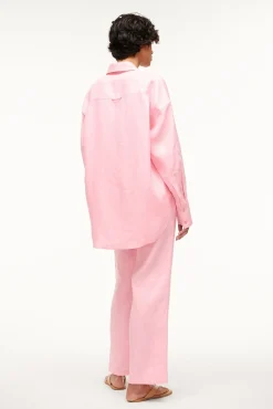 Cover-Ups<STAUD COLTON SHIRT  PEARL PINK PEARLPINK