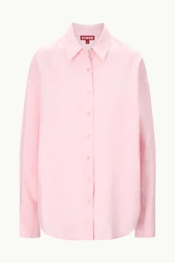 Cover-Ups<STAUD COLTON SHIRT  PEARL PINK PEARLPINK