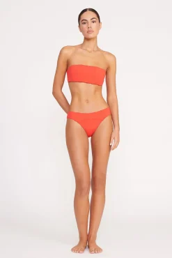 Bikinis<STAUD CORSAGE BIKINI BOTTOM  RED ROSE REDROSE
