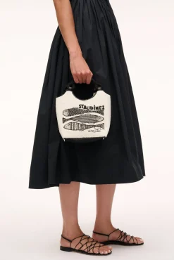Bucket|Beaded<STAUD COTE BEADED BAG  INES CREAM STAUDINESCREAM