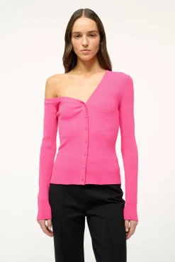 Knits|Tops<STAUD CRAFTSMAN SWEATER   PUNCH