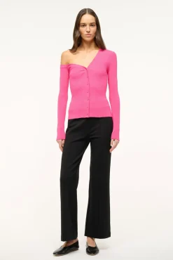 Knits|Tops<STAUD CRAFTSMAN SWEATER   PUNCH