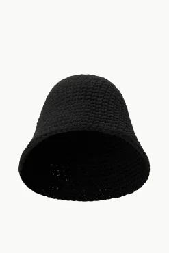 Hats<STAUD CROCHET HAT BLACK