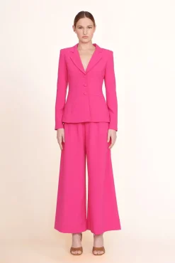 Pants & Shorts<STAUD CROPPED CALEB PANT MAGENTA