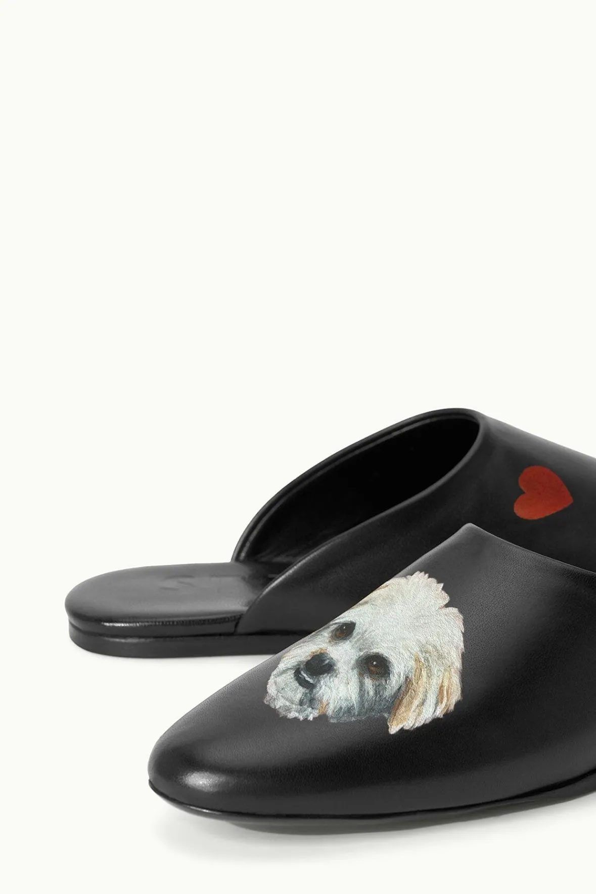 Pet Slippers|Pet Handbags<STAUD CUSTOM ABBY SLIPPER BLACK