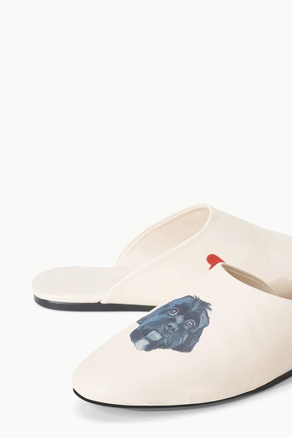 Pet Handbags|Pet Slippers<STAUD CUSTOM ABBY SLIPPER CREAM