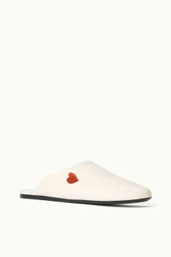 Pet Handbags|Pet Slippers<STAUD CUSTOM ABBY SLIPPER CREAM
