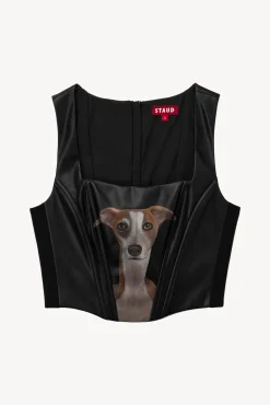 Pet Ready To Wear<STAUD CUSTOM ALICE CORSET   BLACK