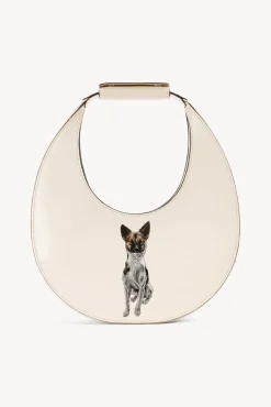 Custom Handbags|Pet Handbags<STAUD CUSTOM MOON BAG   CREAM