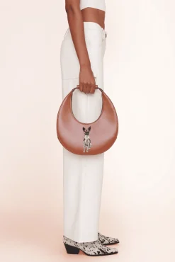 Custom Handbags|Pet Handbags<STAUD CUSTOM MOON BAG   TAN
