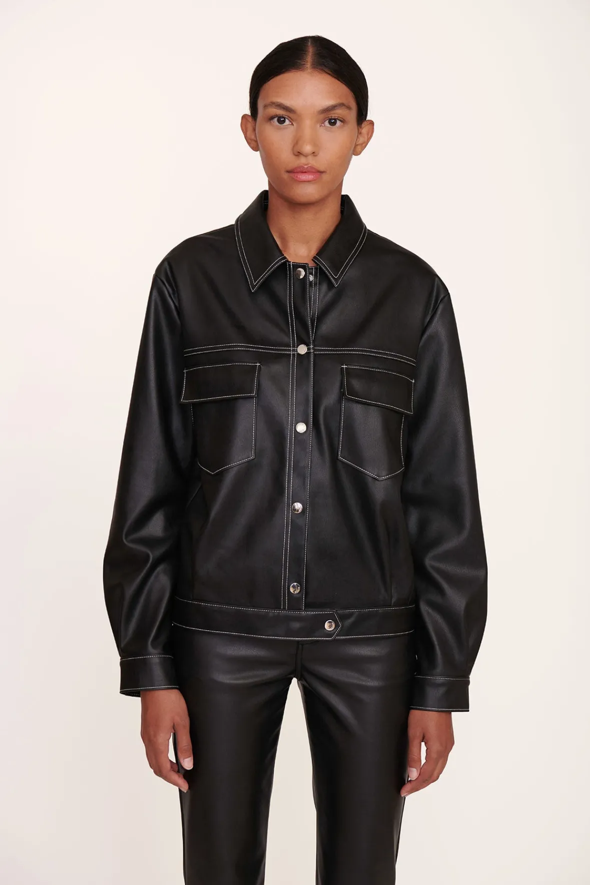 Pet Ready To Wear|Outerwear & Jackets<STAUD CUSTOM RYAN JACKET BLACK