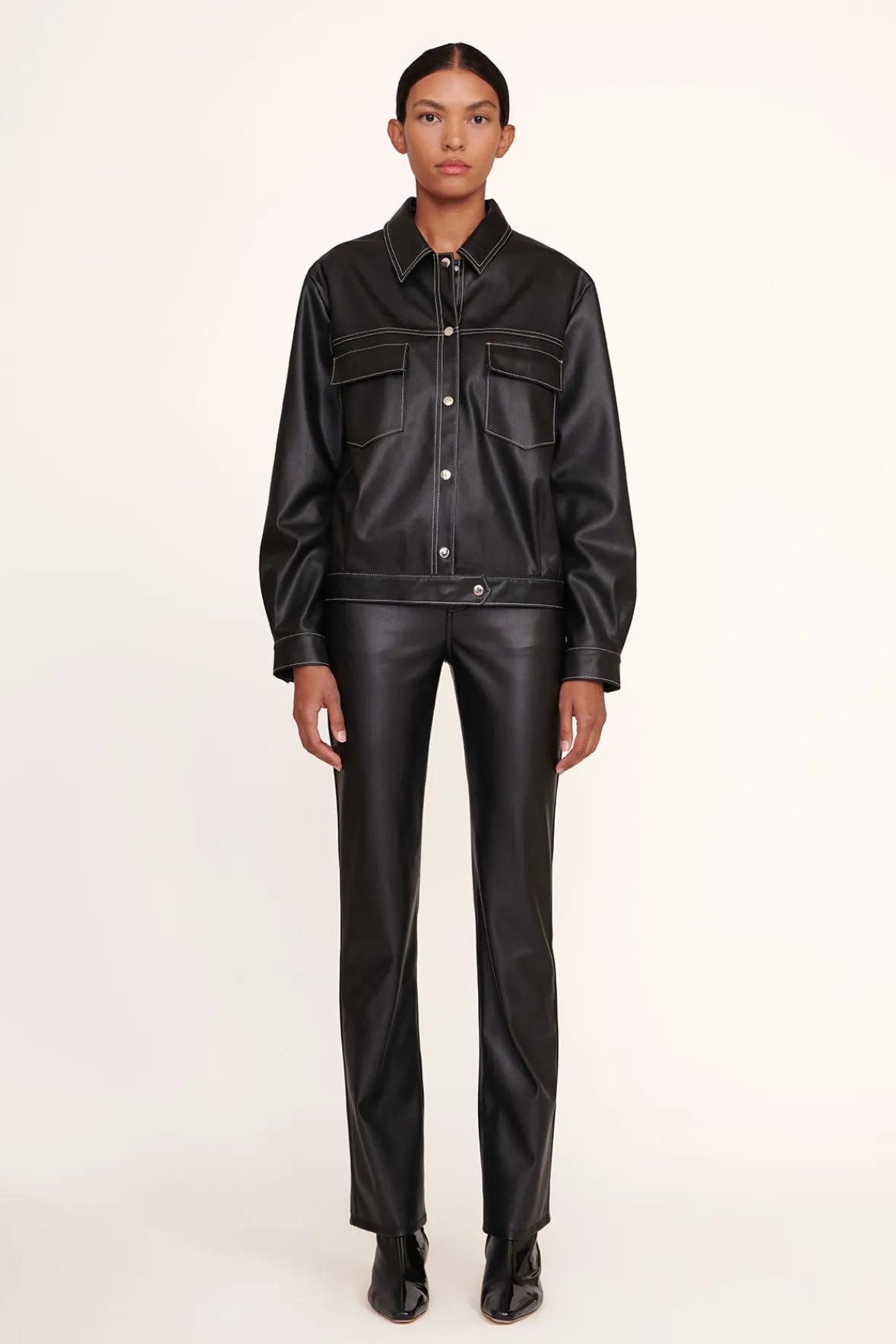 Pet Ready To Wear|Outerwear & Jackets<STAUD CUSTOM RYAN JACKET BLACK
