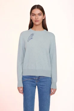 Pet Sweats & Knits<STAUD CUSTOM x C.BONZ CASHMERE SWEATER  LIGHT BLUE LIGHTBLUE