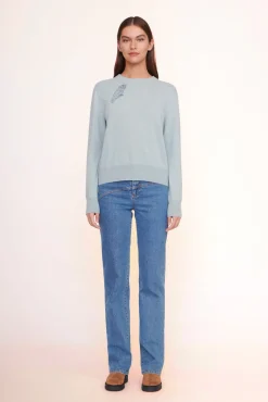Pet Sweats & Knits<STAUD CUSTOM x C.BONZ CASHMERE SWEATER LIGHT BLUE LIGHTBLUE