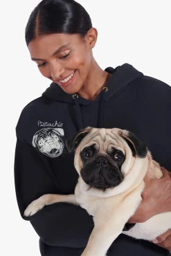 Pet Sweats & Knits<STAUD CUSTOM x C.BONZ HOODED SWEATSHIRT   BLACK