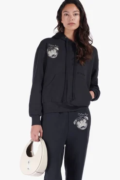 Pet Sweats & Knits<STAUD CUSTOM x C.BONZ HOODED SWEATSHIRT BLACK