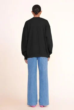 Pet Sweats & Knits<STAUD CUSTOM x C.BONZ OVERSIZED SWEATSHIRT   BLACK