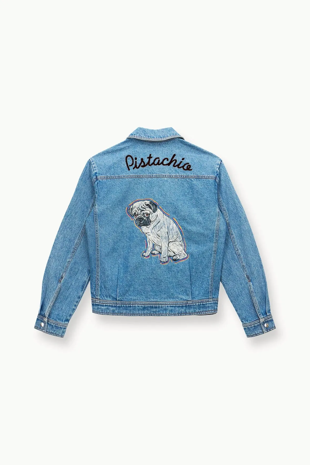 Pet Ready To Wear|Outerwear & Jackets<STAUD CUSTOM x C.BONZ OVERSIZED RYAN DENIM JACKET MEDIUM WASH MEDIUMWASH