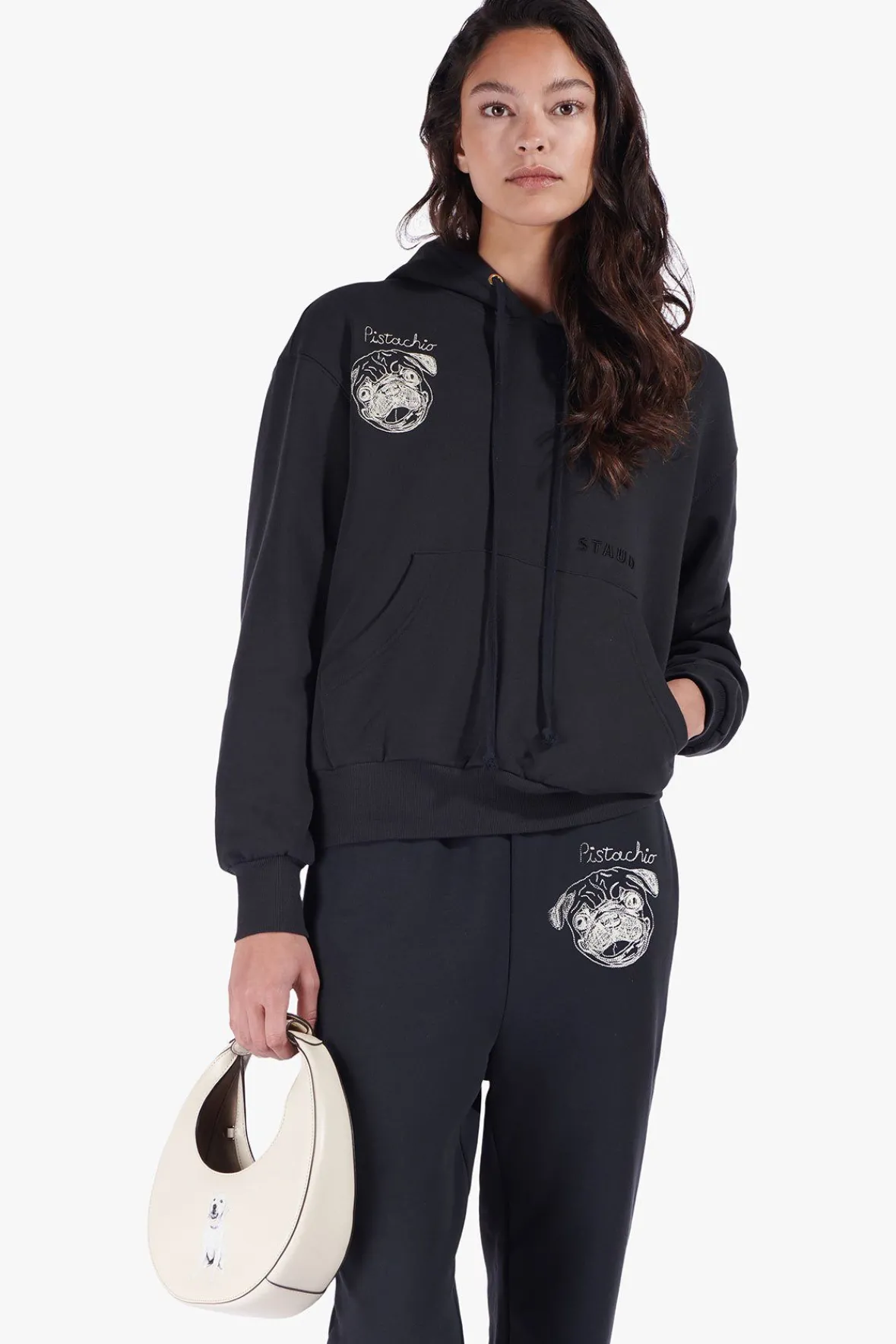 Pet Sweats & Knits<STAUD CUSTOM x C.BONZ SWEATPANT BLACK