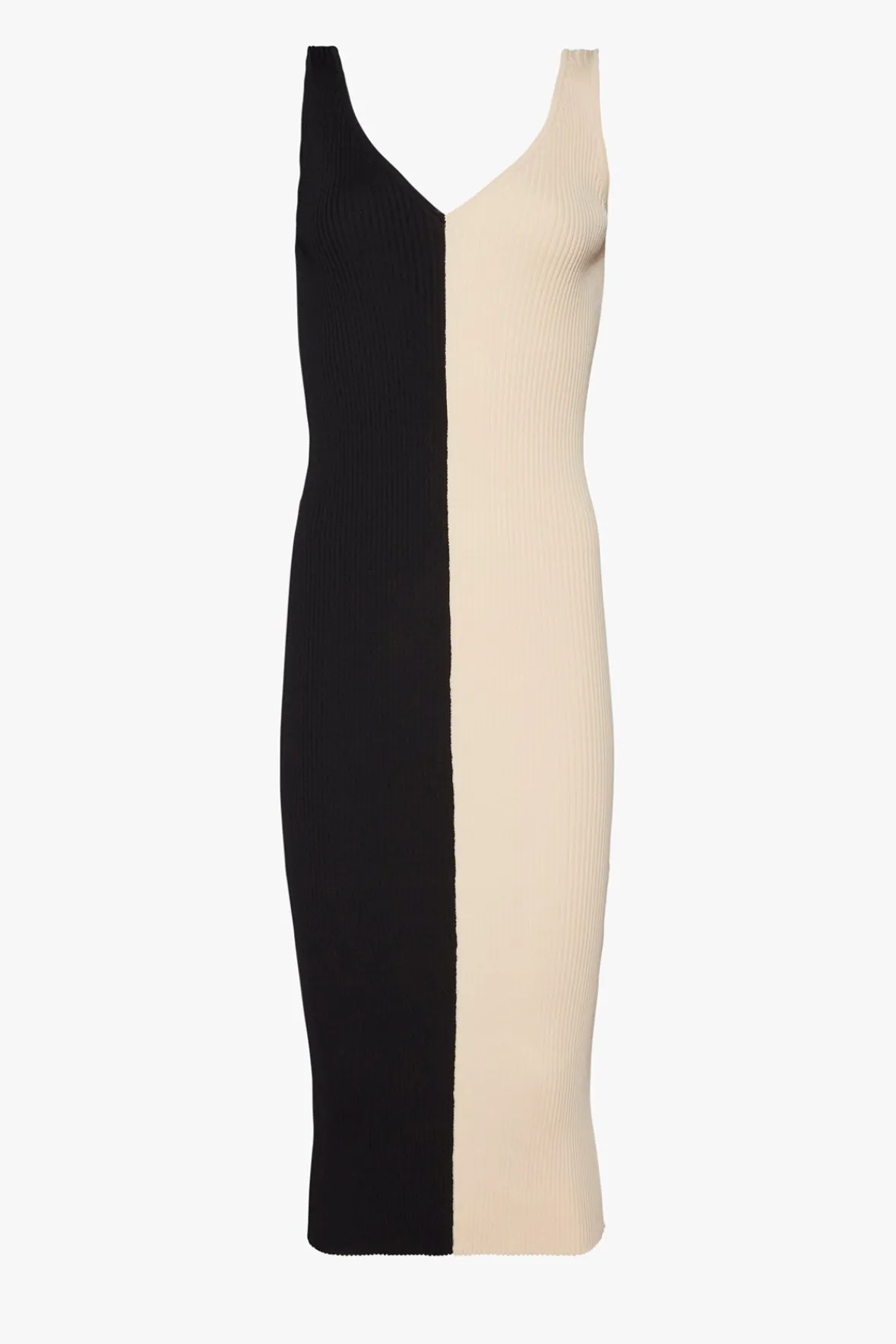 Dresses<STAUD DANA DRESS BUFF BLACK BUFFBLACK
