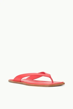 The Dante Thong|Sandals<STAUD DANTE THONG SLIDE  RED ROSE REDROSE