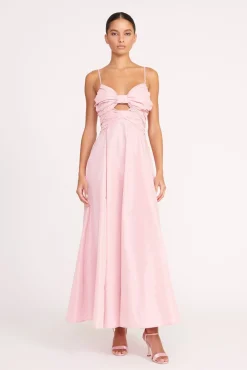 Dresses<STAUD DAYANARA DRESS  CHERRY BLOSSOM CHERRYBLOSSOM