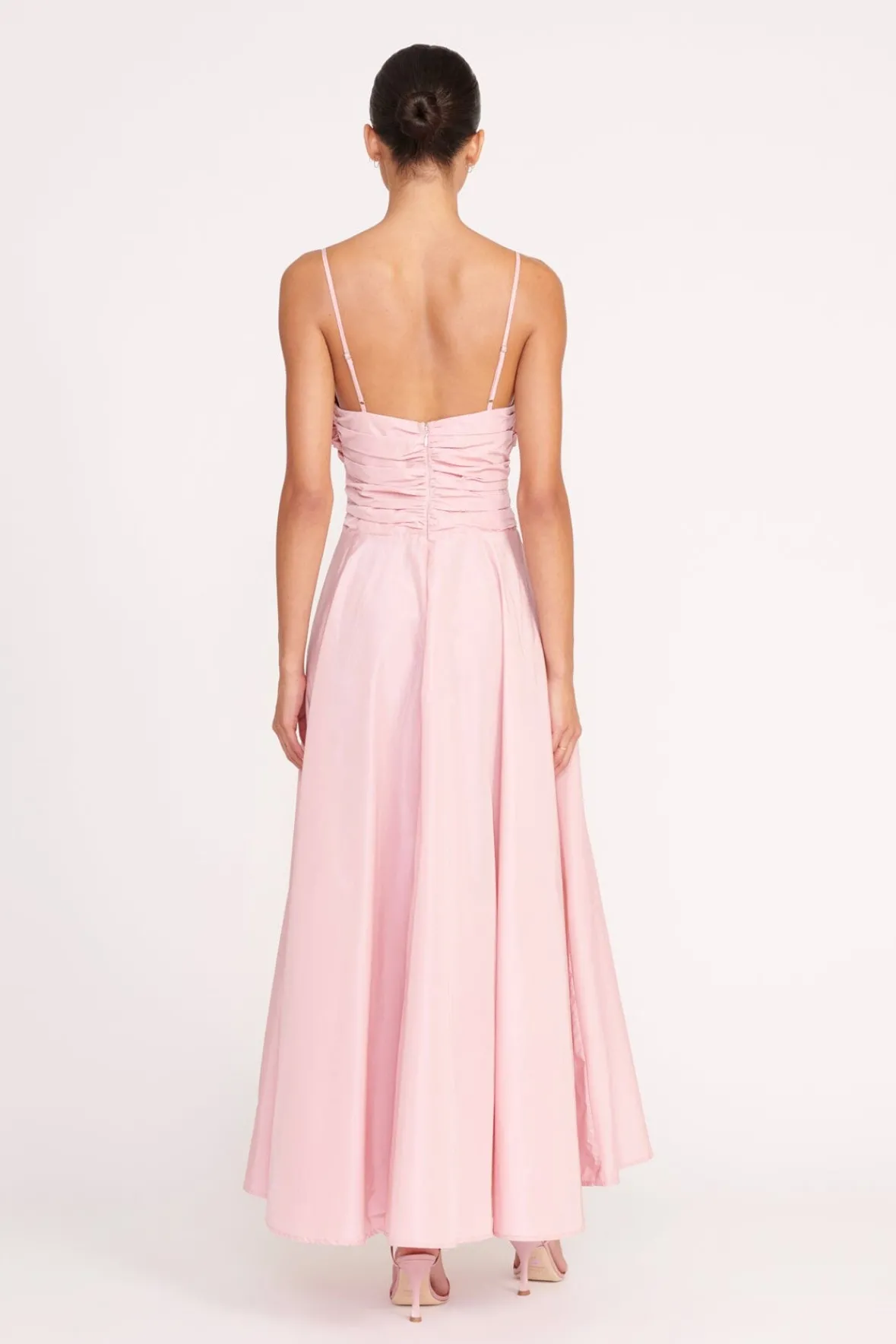 Dresses<STAUD DAYANARA DRESS CHERRY BLOSSOM CHERRYBLOSSOM