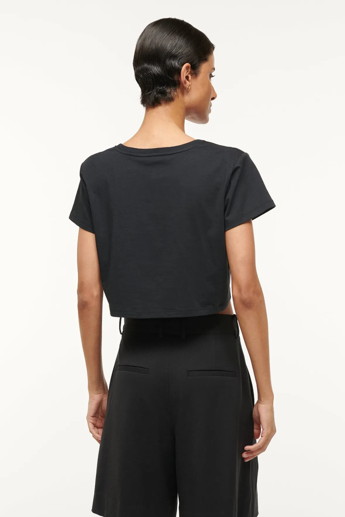 Spring Suiting|Essentials<STAUD DEAN T-SHIRT BLACK