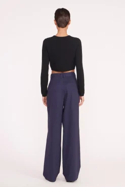 Knits<STAUD DEANNA SWEATER BLACK