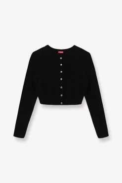 Knits<STAUD DEANNA SWEATER BLACK